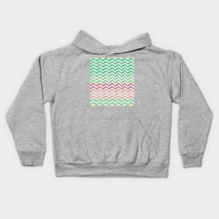 wavy pattern Kids Hoodie